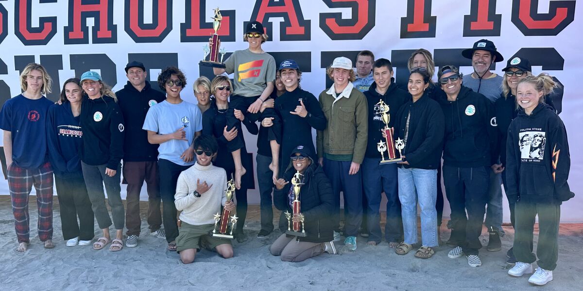 The champion SDA surf team.