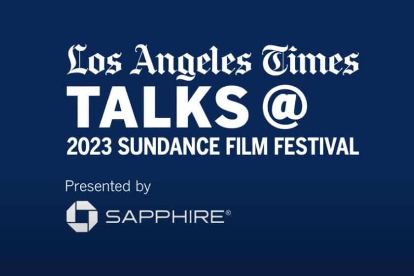 L. A. Times Talks panel card Sundance 2022