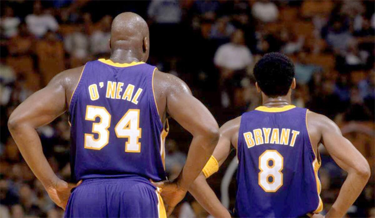 Kobe Bryant (8) & Shaquille O'neal (34)