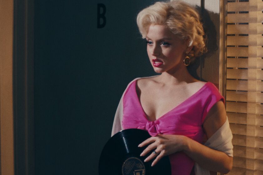 Blonde. Ana de Armas as Marilyn Monroe. Cr. Netflix