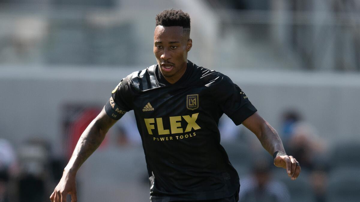 Los Angeles FC midfielder Mark-Anthony Kaye 