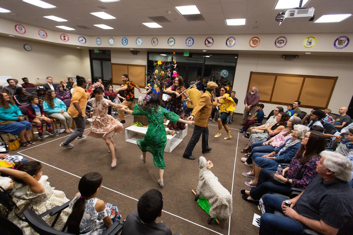 A scene from The Old Globe's 2019 Globe for All tour of "The Winter's Tale."