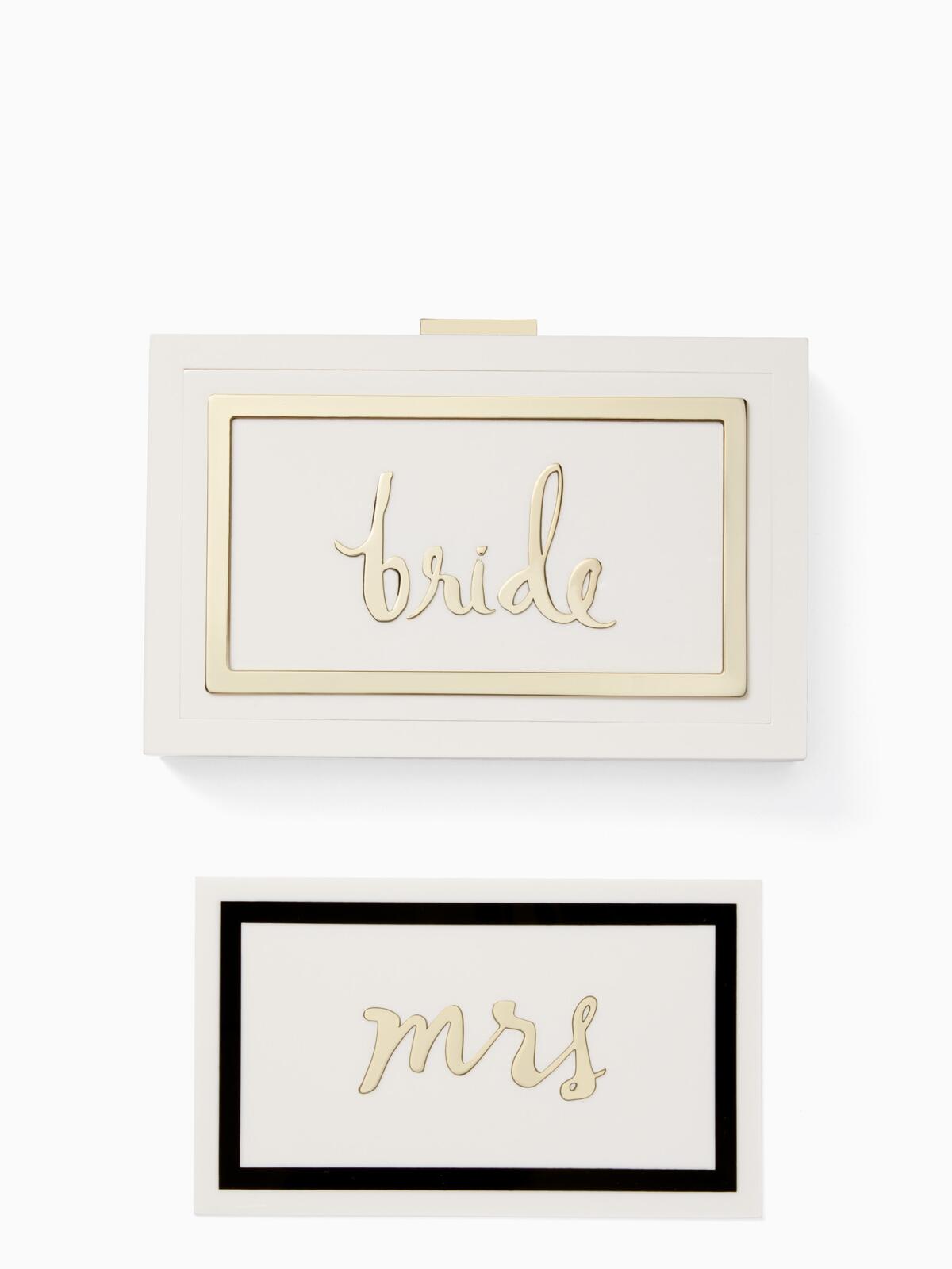 Kate Spade New York's Make It Mine Rylie Bridal Set offers a touch of whimsy for the bride and missus in your life.