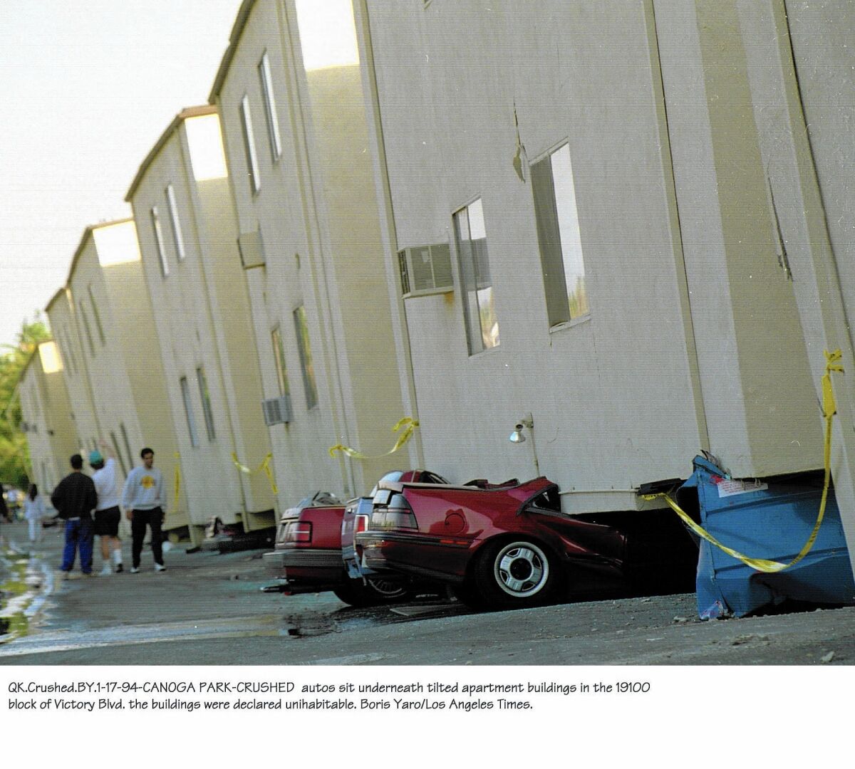 In the 1994 Northridge earthquake, "soft-story" apartment buildings, with weak first floors, collapsed. The city is now targeting such structures in its quake retrofit plans.