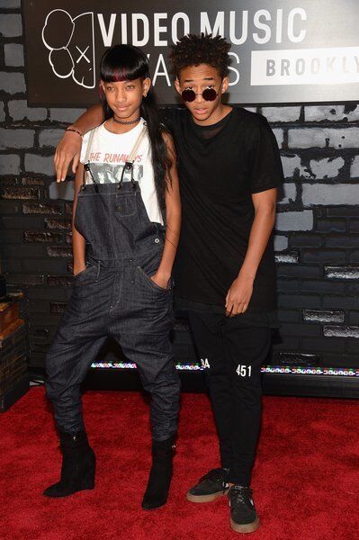 Willow Smith and Jaden Smith.