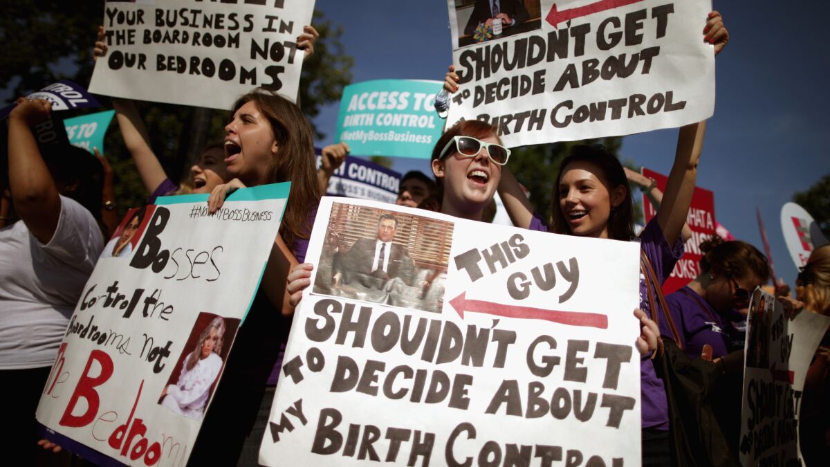 Supreme Court's Hobby Lobby decision is a slap in the face to women - Los  Angeles Times