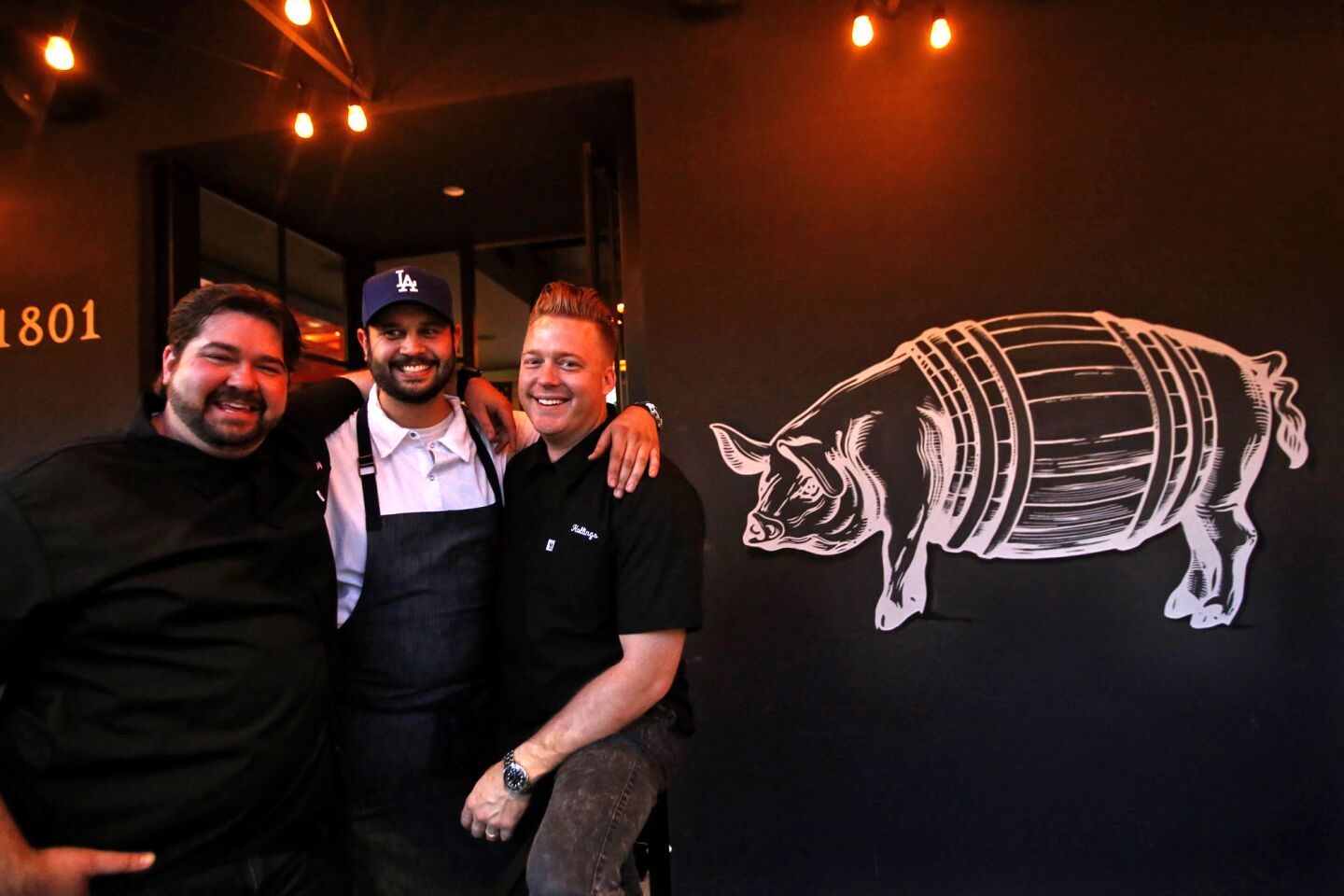 Chef Rory Hermann, chef de cuisine Michael Kahikina and chef Tim Hollingsworth are part of the creative force behind Barrel & Ashes.