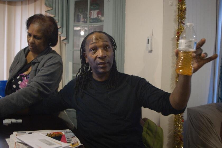 Flint residents Sandra Greene and Ricky Greene in the 2020 documentary “Flint: Who Can You Trust?”