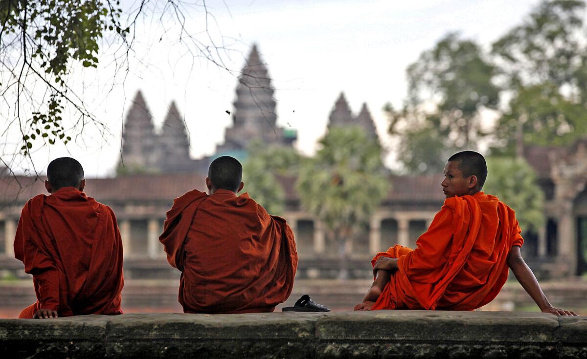 Cambodia's Angkor Wat temple complex is among the stops on a tour focusing on traveling writing and cuisine.