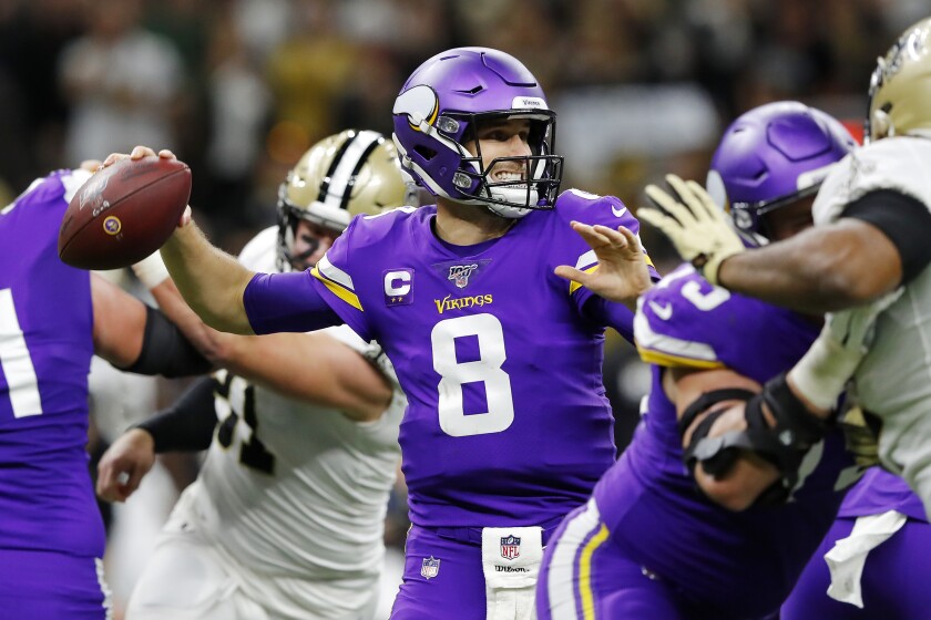Kirk Cousins and the Minnesota Vikings got a road win against the New Orleans Saints on Sunday at Mercedes-Benz Superdome.