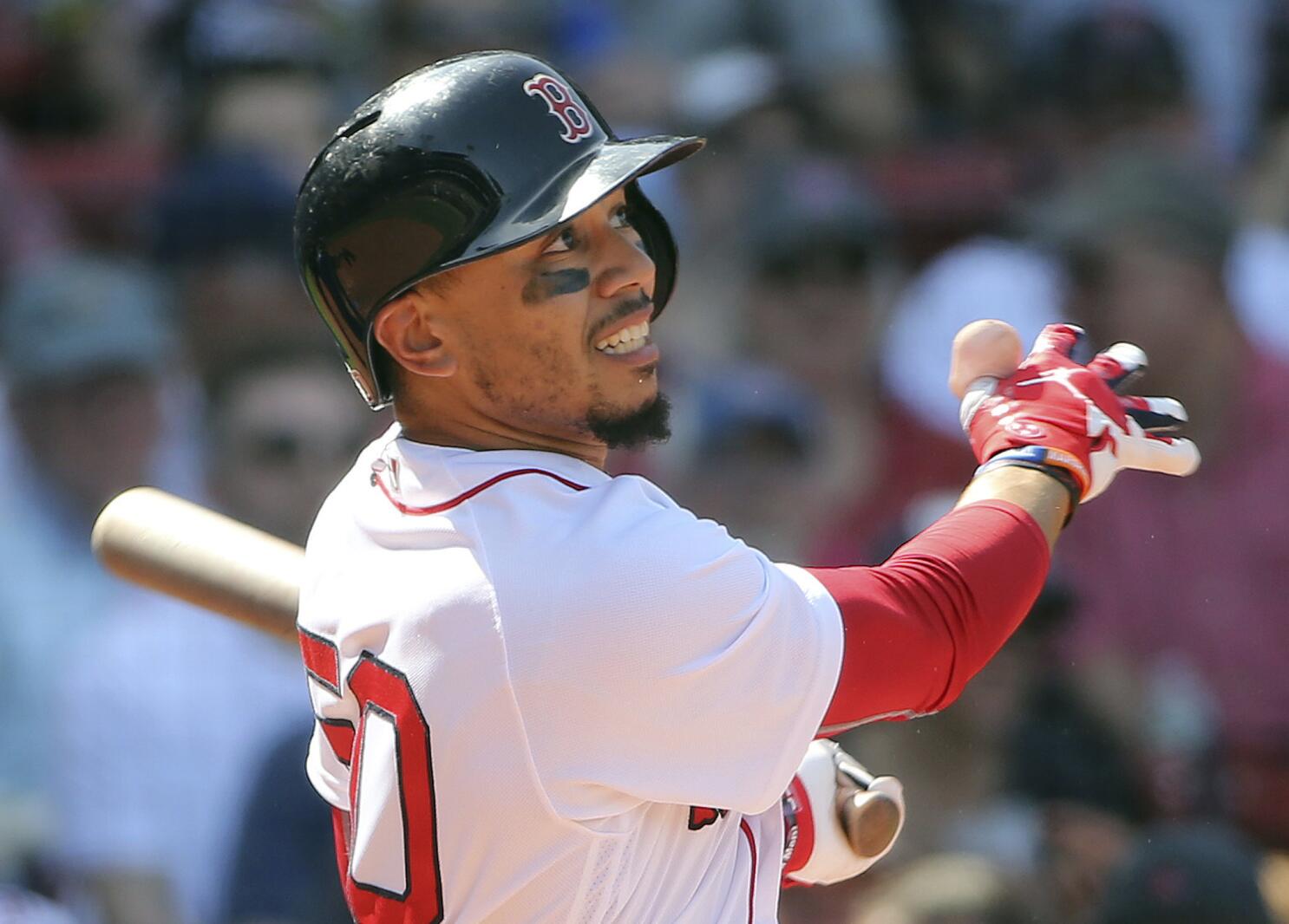 A content Mookie Betts has closed the book on his time in Boston