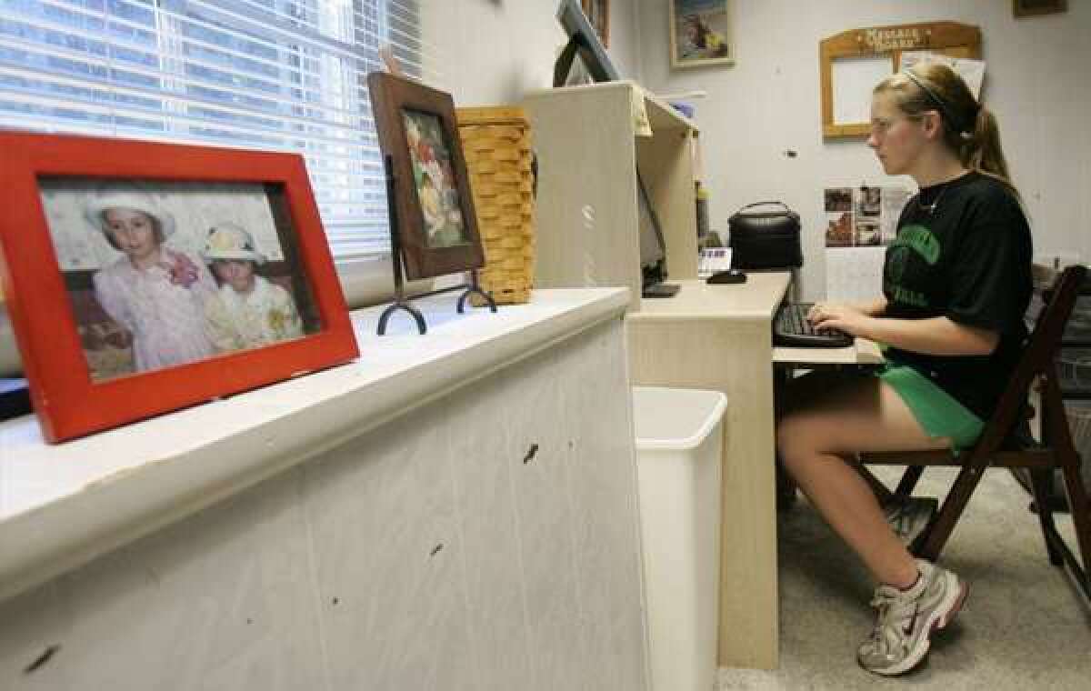 The Federal Trace Commission is weighing a new requirement that website and online service operators get permission from parents before collecting information from children under 13. Above, Mary Lee chats online with friends in Mayfield Heights, Ohio.