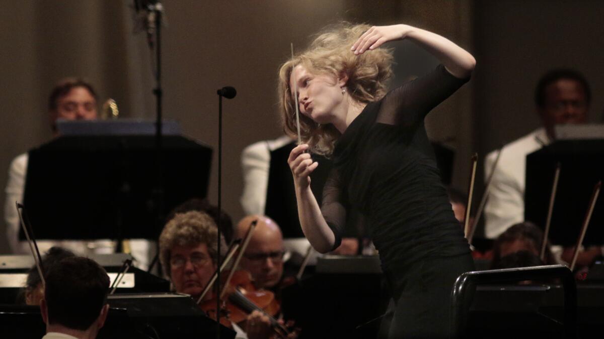 Mirga Grazinyte-Tyla shines with the Los Angeles Philharmonic in her conducting debut at the Hollywood Bowl.