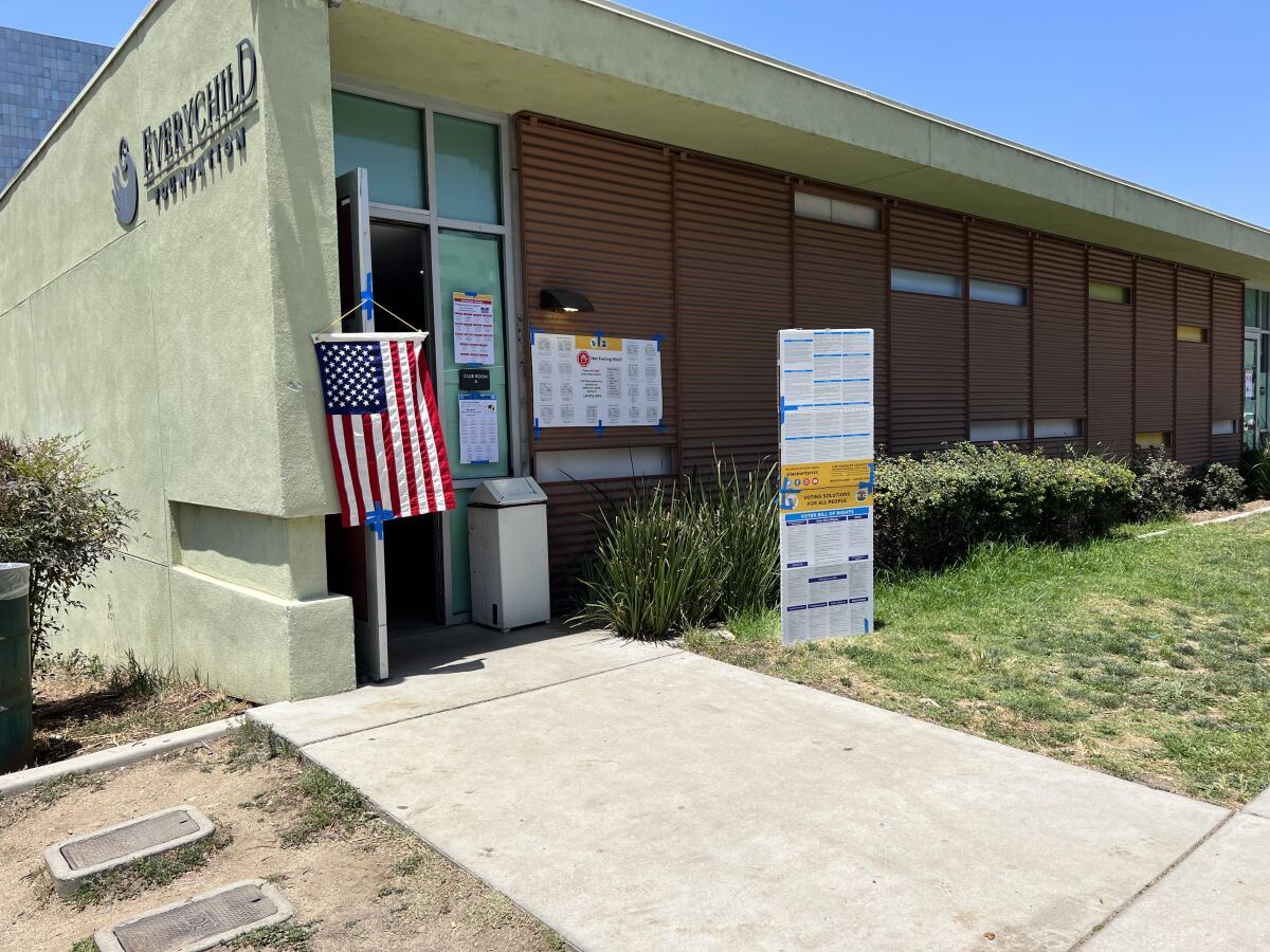 Voters made their voices heard at Lafayette Park Recreation Center.