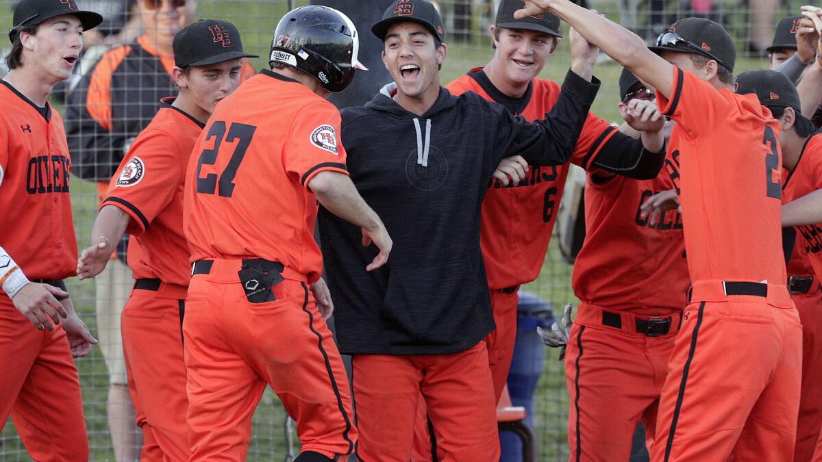 High school roundup: Lopez lifts Huntington Beach baseball to Newport Elks  Tournament semifinals - Los Angeles Times