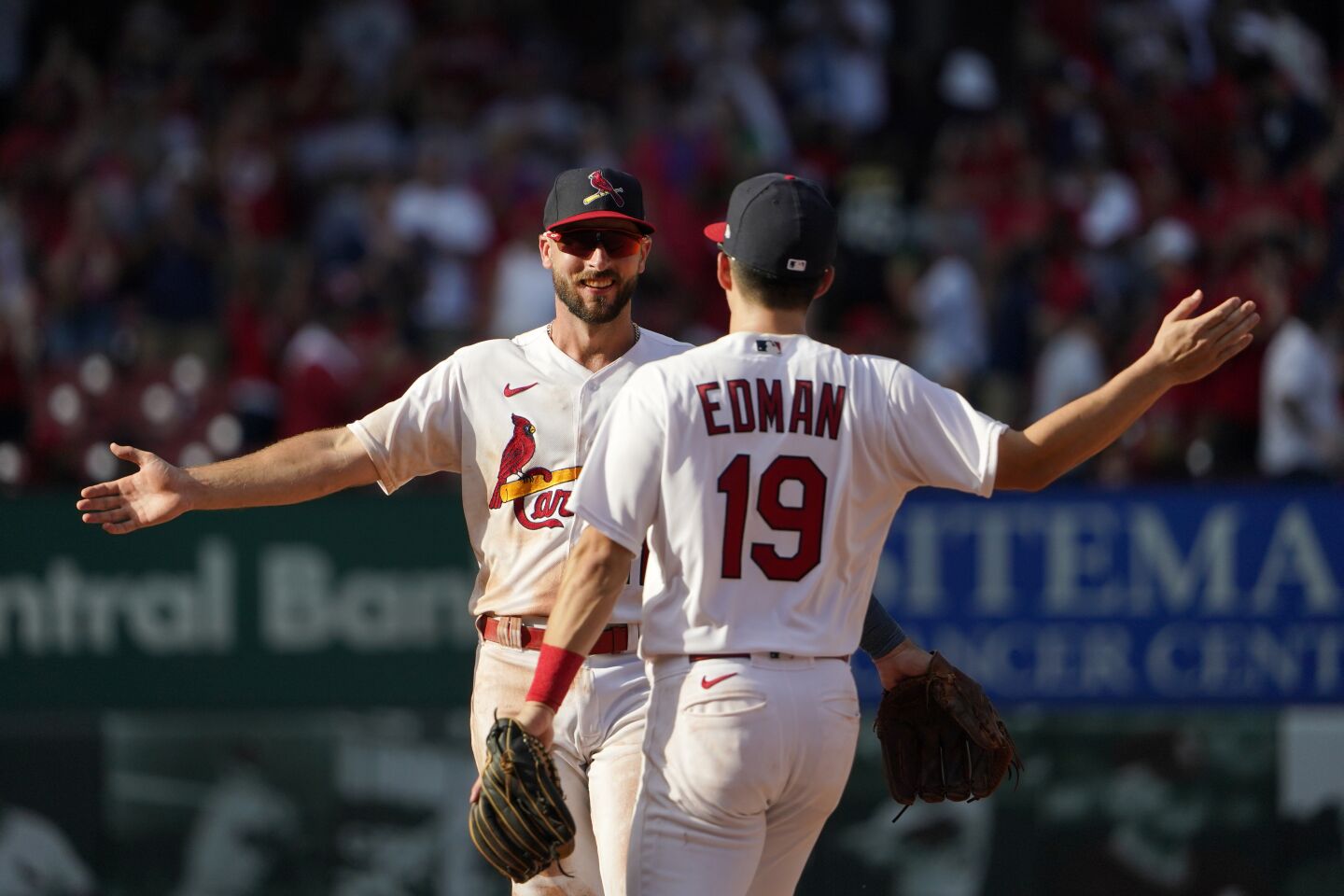 6 | St. Louis Cardinals (60-48; LW: 12)Riding high: The Cardinals inched up in the wild-card standings with their first (ever!!!) sweep of the Yankees.