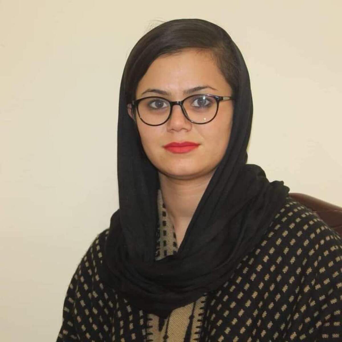 Afghan journalist Tamana Bahar