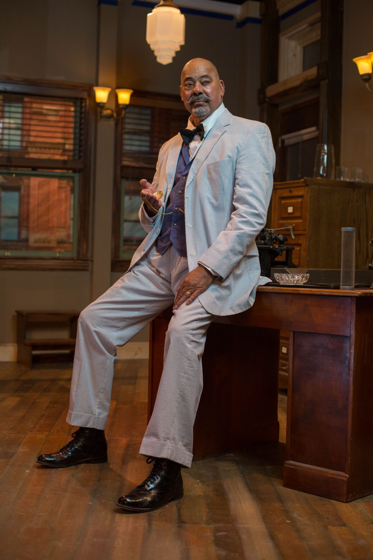 Ben Guillory in the Robey Theatre Company production of "Dr. DuBois and Miss Ovington."
