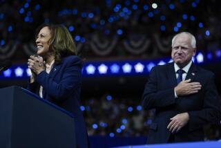 Democratic presidential nominee Vice President Kamala Harris and her running mate Minnesota Gov. Tim Walz speak at a campaign rally in Philadelphia, Tuesday, Aug. 6, 2024. (AP Photo/Matt Rourke)