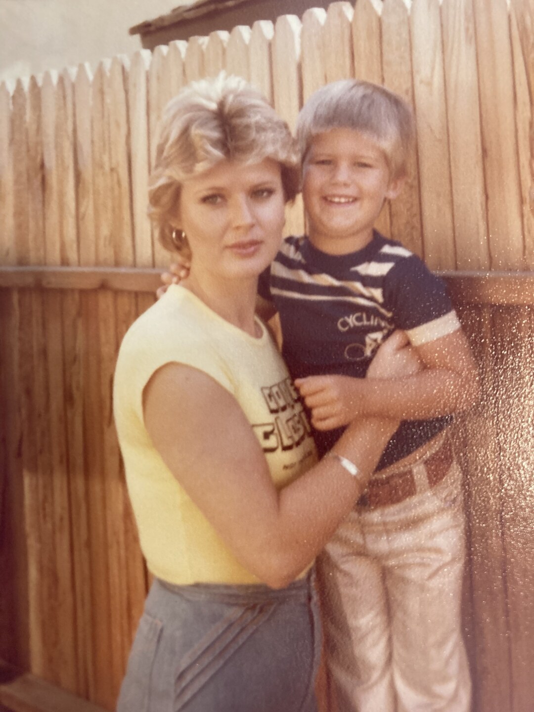 Cody, age 5, and his mother, Ingrid Solhaug, at their home in Bakersfield.