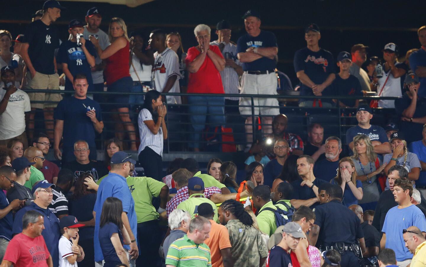 Fan dies at Braves game