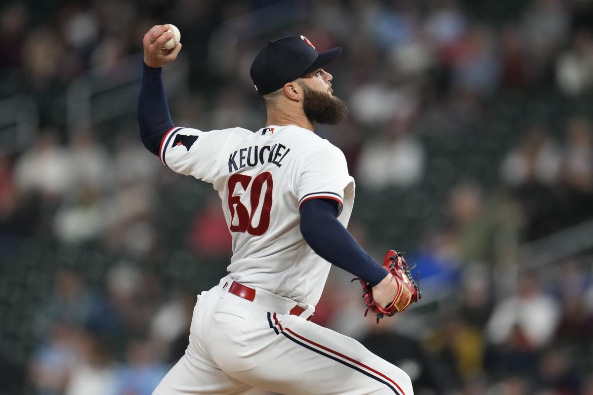 Twins place veteran left-hander Dallas Keuchel on 15-day injured list with  strained right calf - The San Diego Union-Tribune