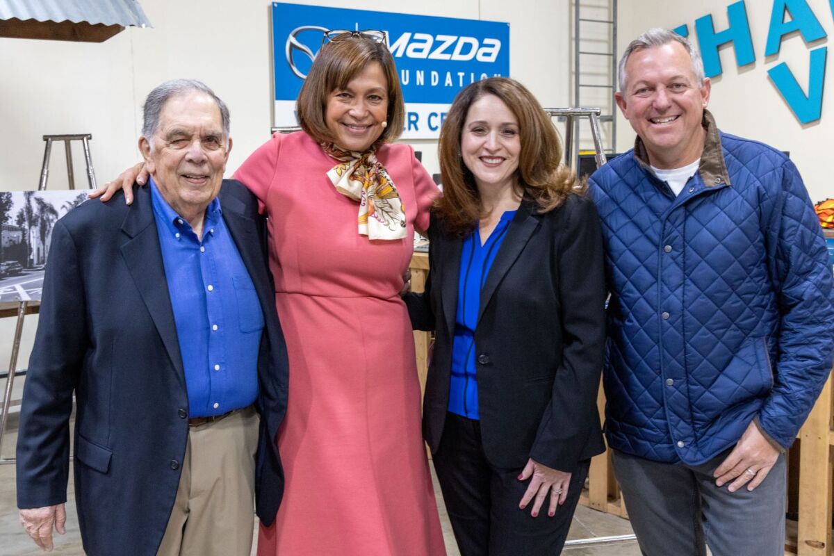 Joe Schoenigh, from left, with Claudia Keller, Nicole Suydam, and Harald Herrmann.