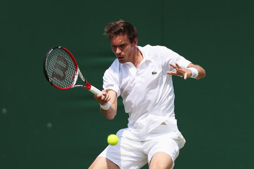 Nicolas Mahut lost in four sets Tuesday to Marcel Granollers.