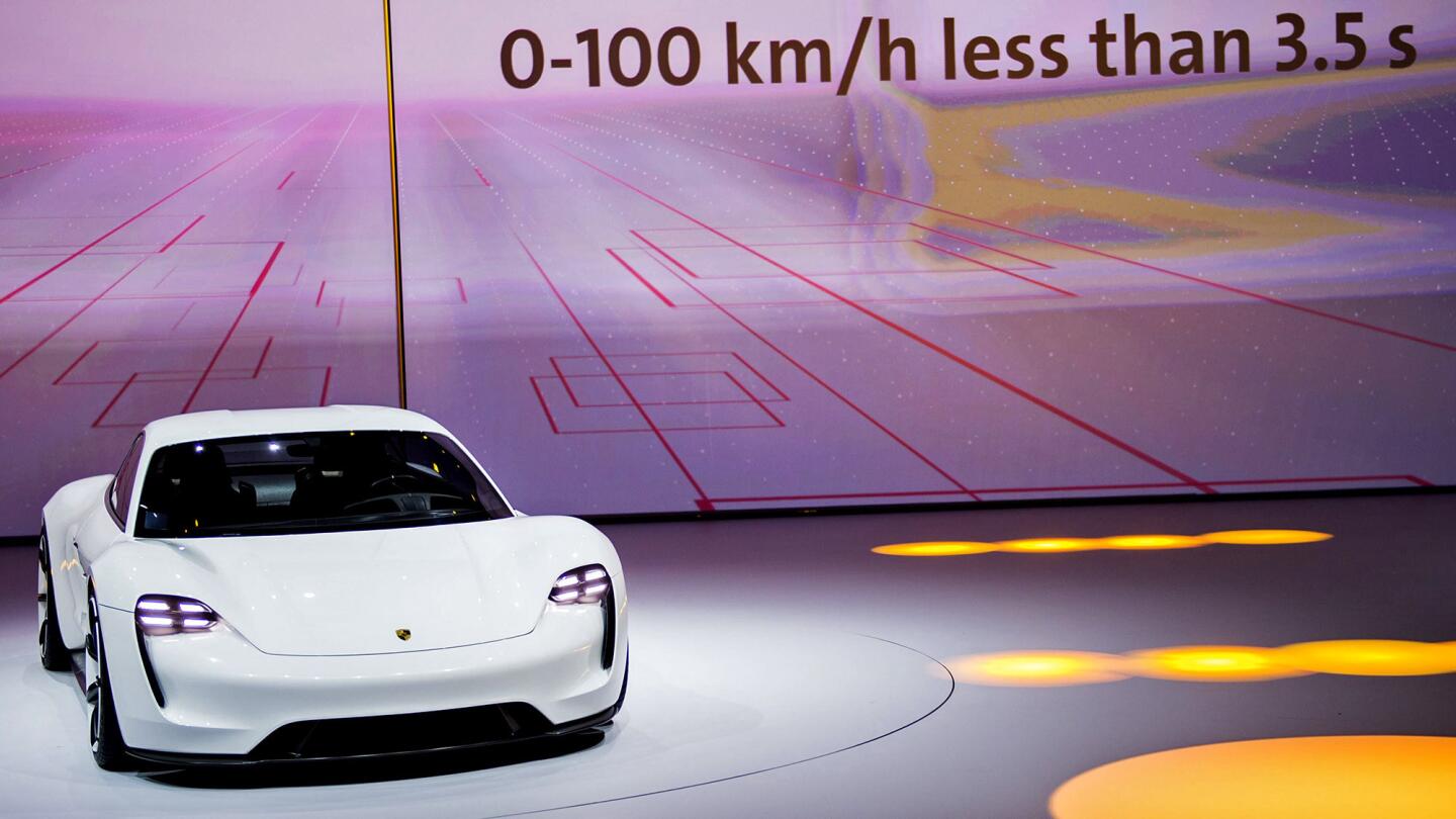 Porsche Mission E electric concept car