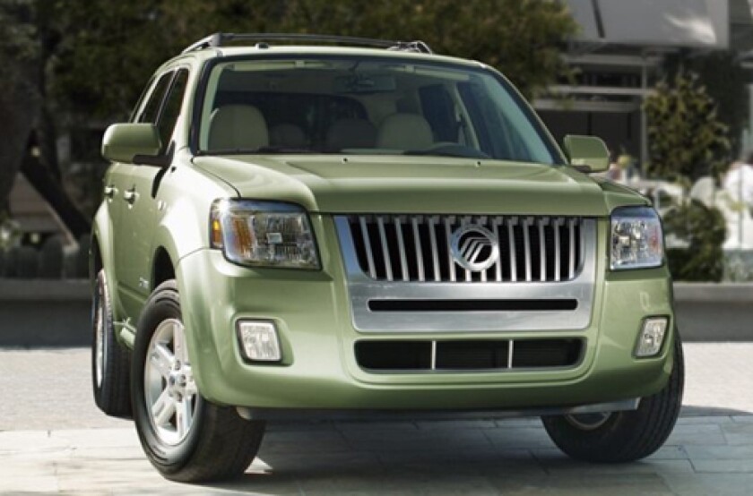 Tax rebates are still available on the Mercury Mariner Hybrid.