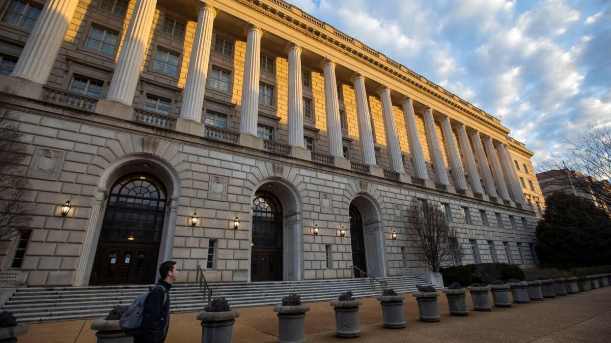 The Internal Revenue Service building in Washington.