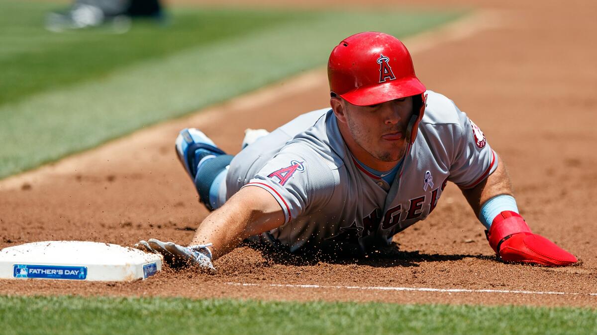 Los Angeles Angels OF Mike Trout, Los Angeles Dodgers OF Cody