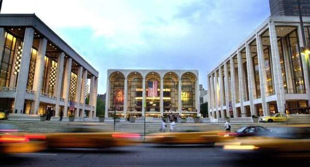 The Lincoln Center in New York is home to the Metropolitan Opera.