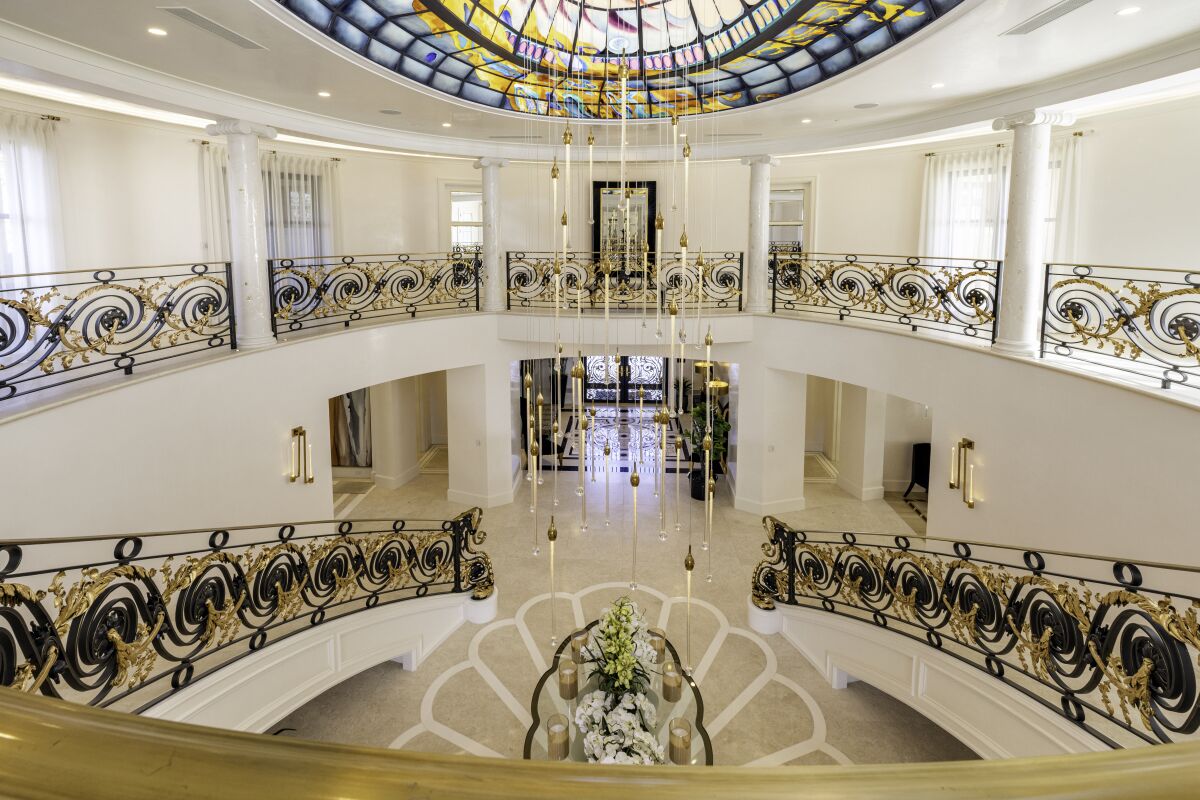 A look at the foyer for the 6 Midsummer property. That property is listed for $69.8 million.