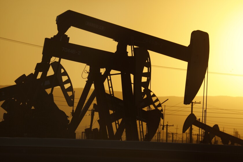 There are more than 1,100 producing oil wells in the McKittrick oil field in California's San Joaquin Valley.