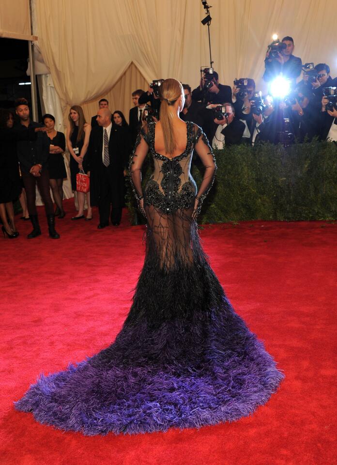 Beyonce at the Met Gala 2012