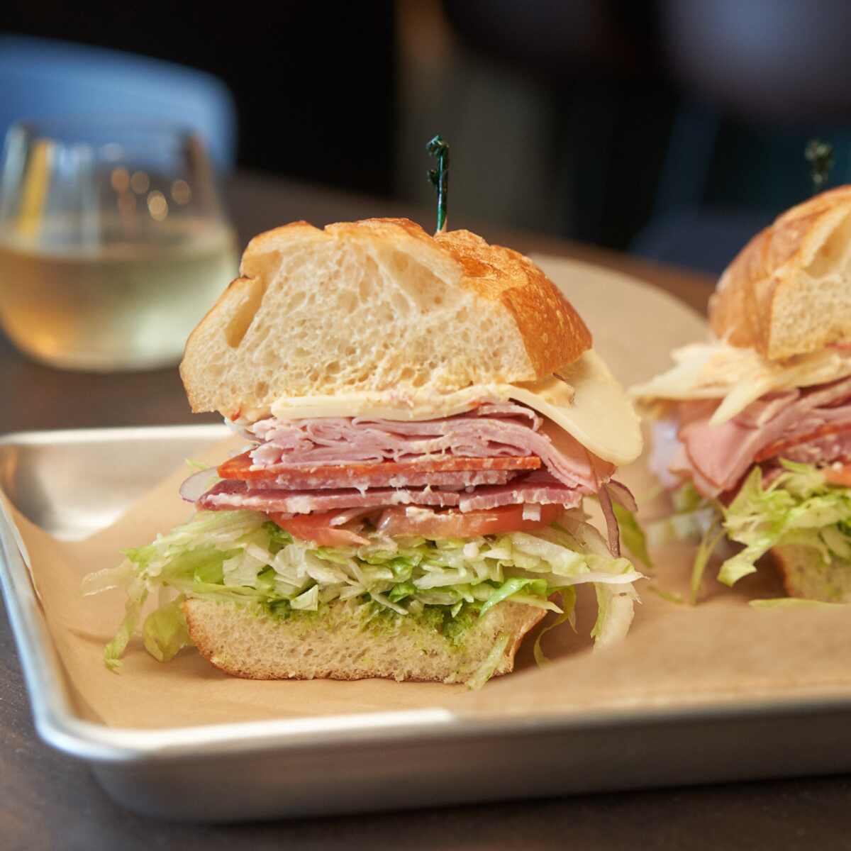 The “Our Go To Italian” sandwich at Windsor Brown's in Anaheim.