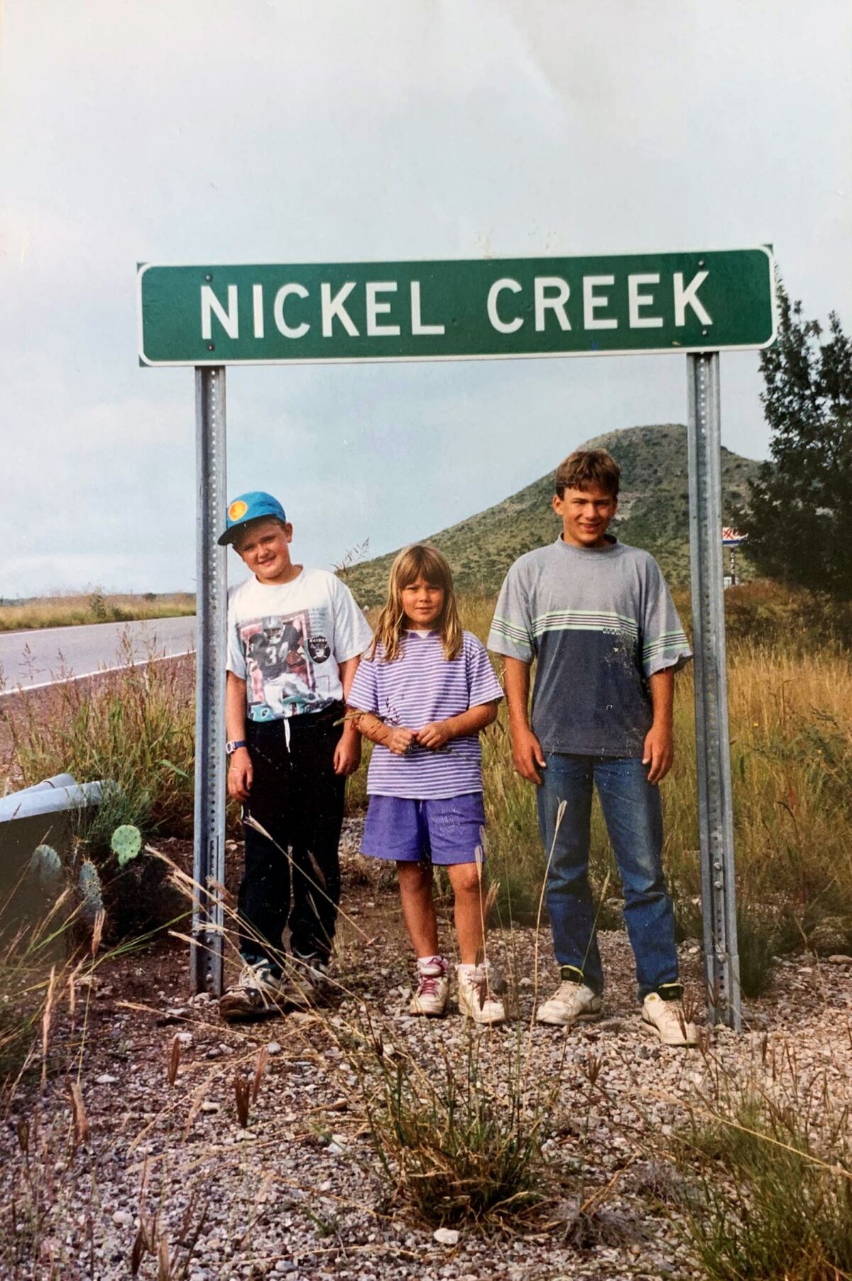Nickel Creek, circa 1991. From left, Chris Thile, Sara Watkins and Sean Watkins.