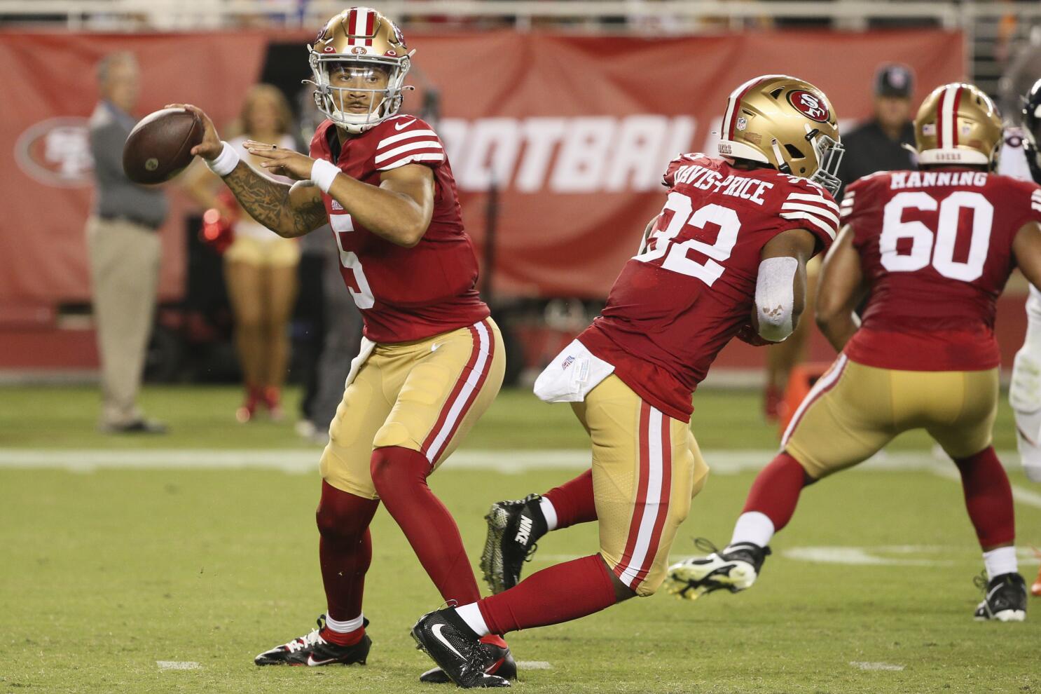 49ers remain undecided on backup quarterback headed into exhibition finale  - The San Diego Union-Tribune