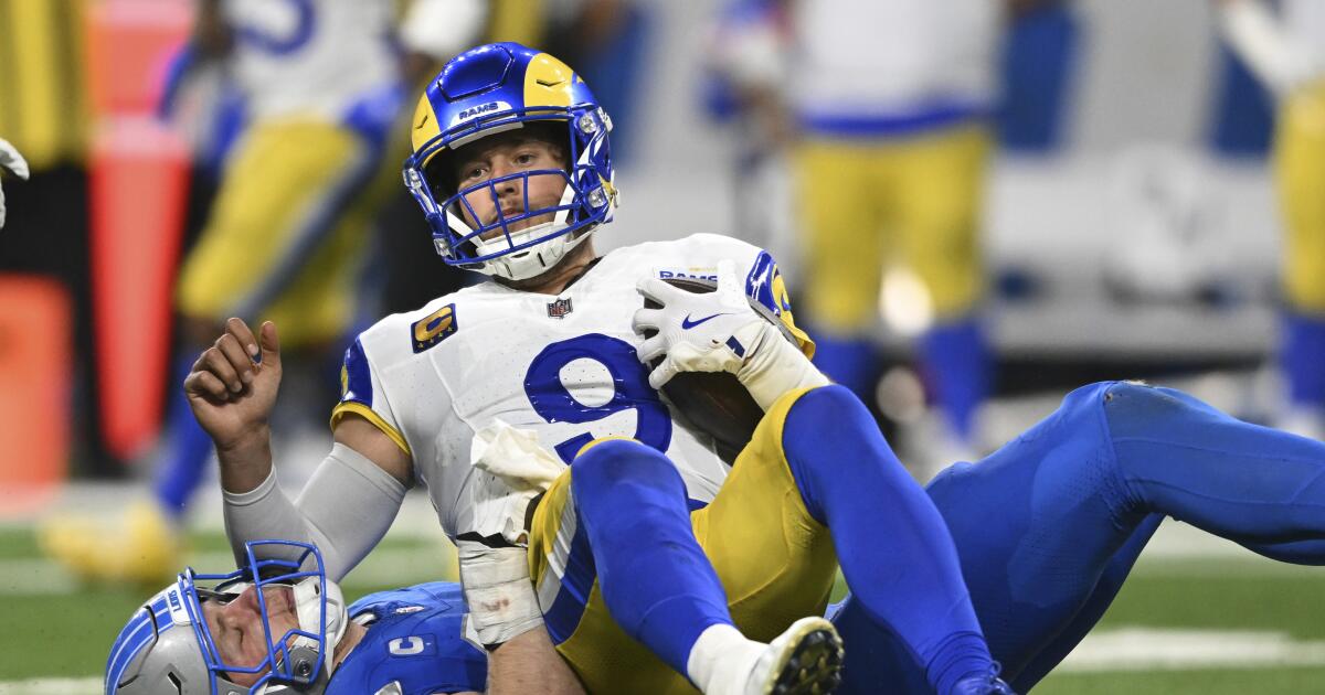 Rams defense can't stop Jared Goff and Lions late in overtime loss