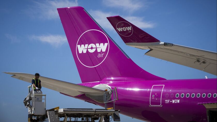 Low-cost airline Wow has ceased operations.
