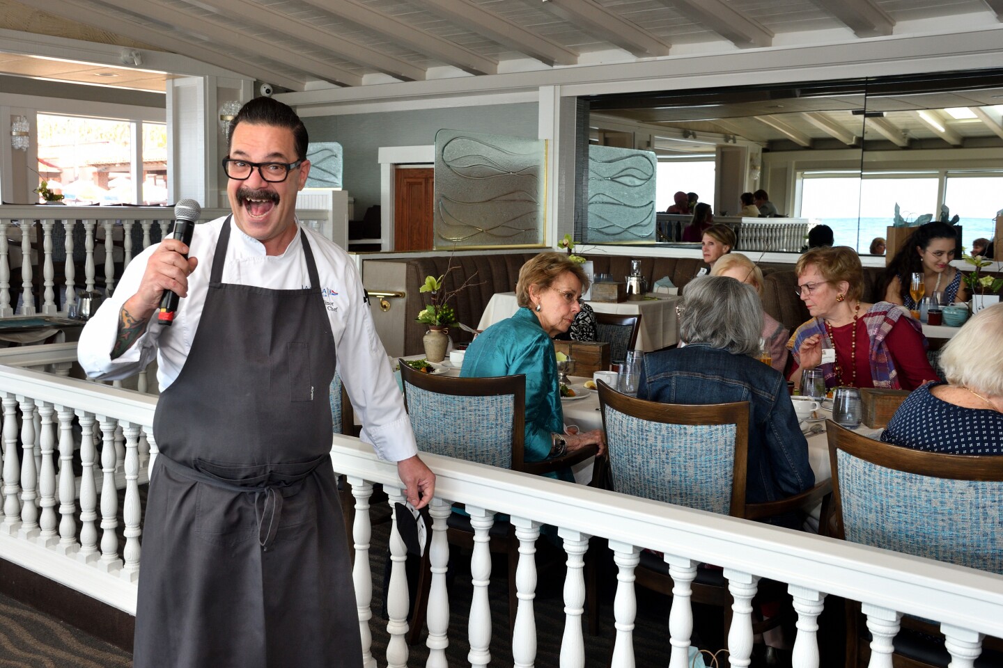 Mike Minor, executive chef of the La Jolla Beach & Tennis Club and its restaurant properties, including The Marine Room