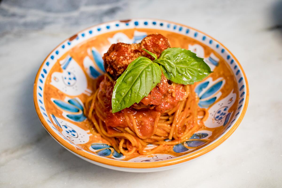 Cesarina Ristorante's Pomodoro Fresco pasta dish.