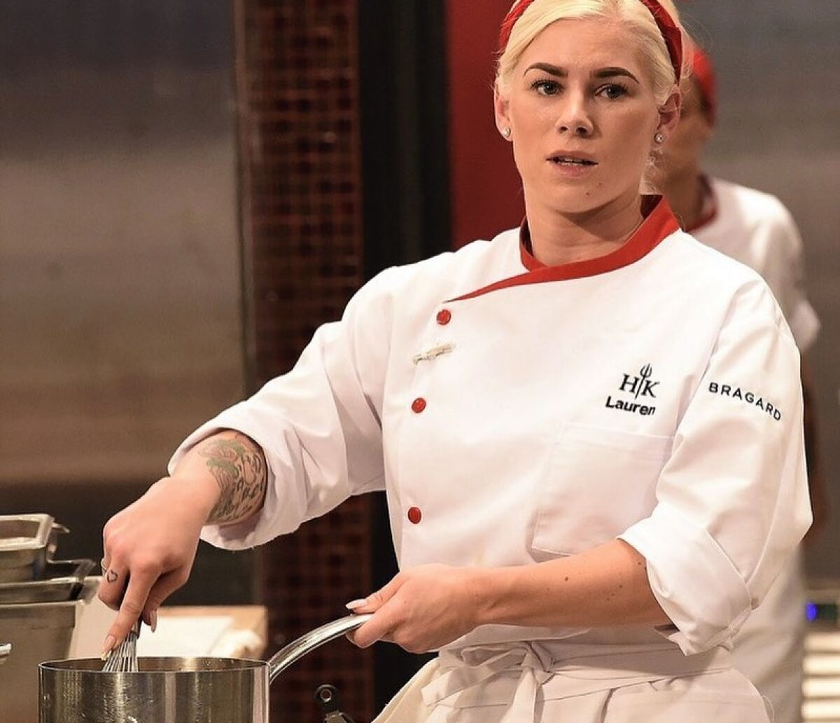 Lauren Lawless got to the top 10 on Gordan Ramsay's "Hell's Kitchen" this season. She re-appears in the April 15 episode.