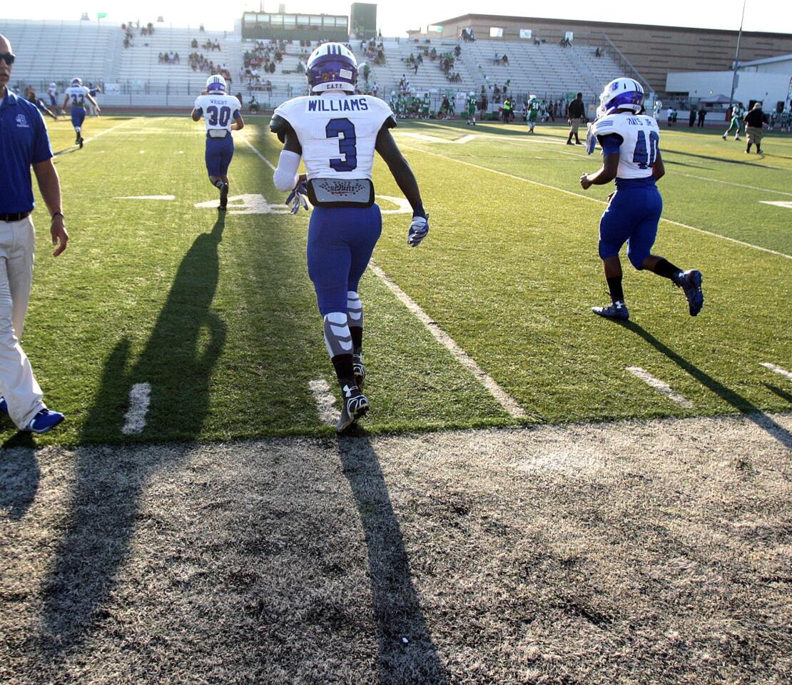 Photo Gallery: Burbank football final preparations for season opener against Monrovia