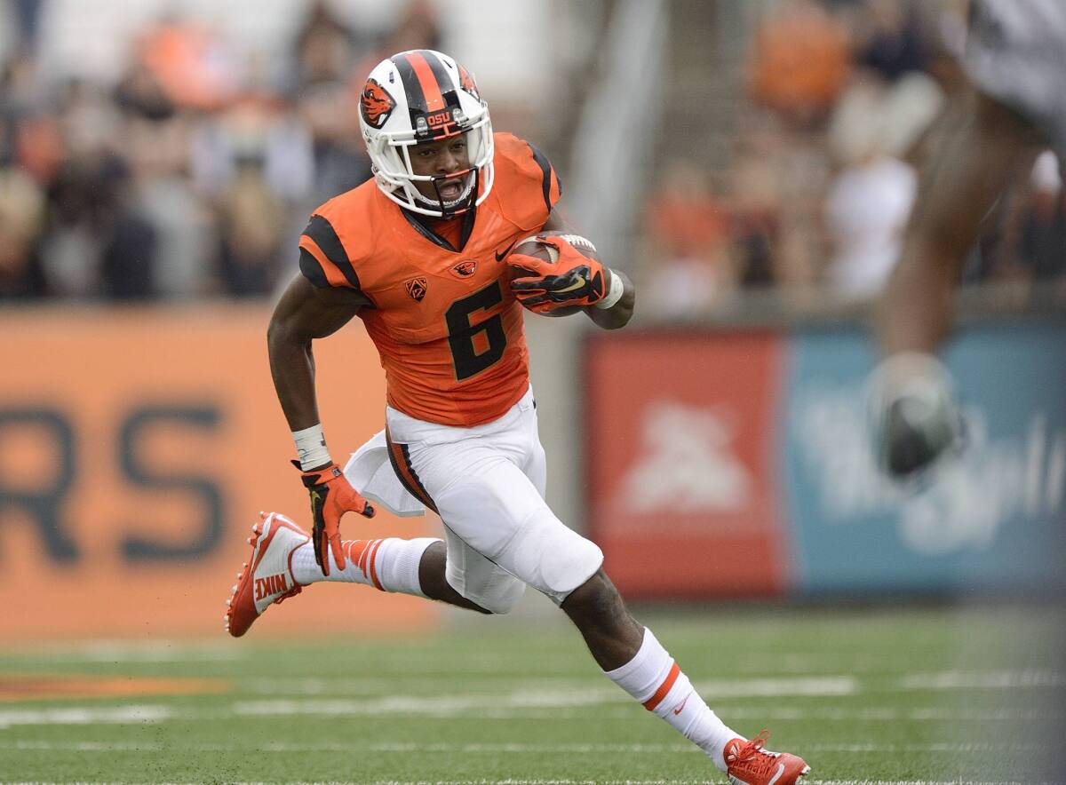 Victor Bolden won't be playing for Oregon State this week.