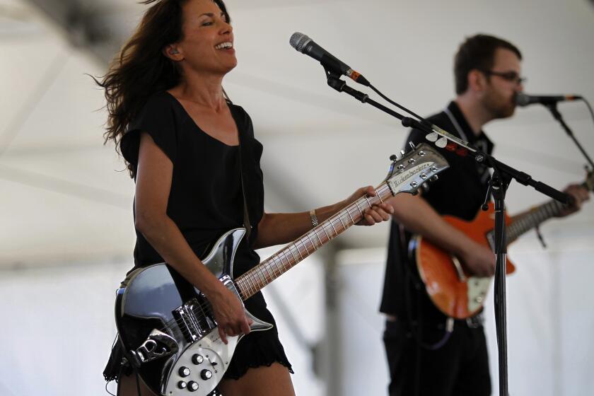 Susanna Hoffs performs April 27 at the Stagecoach Country Music Festival in Indio.