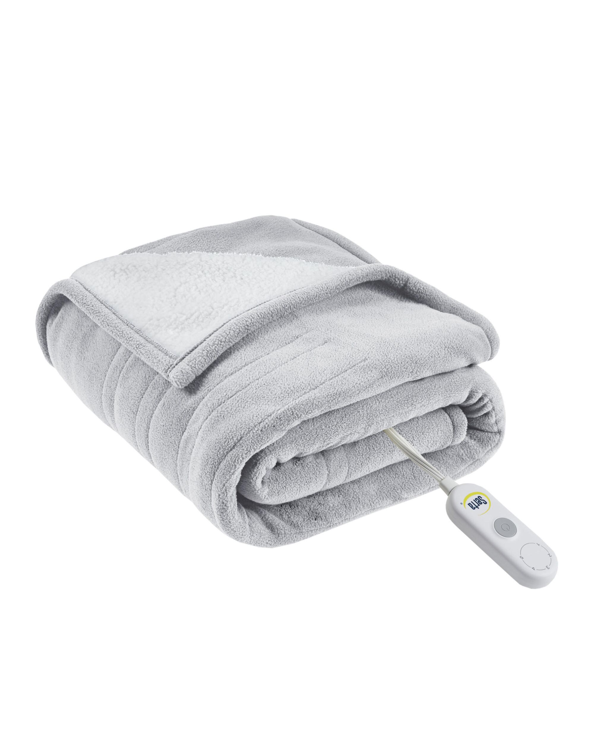 A heated throw blanket from Serta 