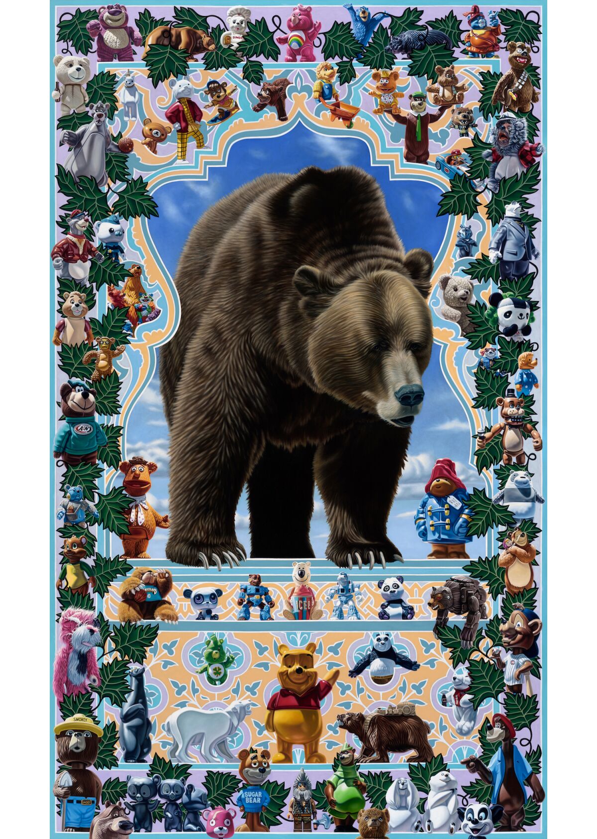 "The Bear Painting" by "Robert Xavier Burden: Relics."