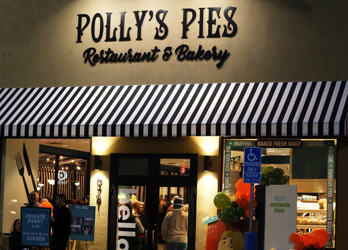 Polly's Pies Restaurant & Bakery in Huntington Beach has reopened after a renovation.